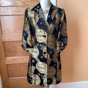 ROSS MAYER Silk Blend Brocade Cocktail Jacket Size 8